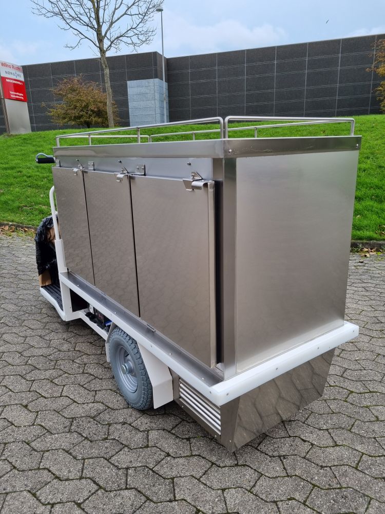 Wilno Rustfri ApS - Mælkekøleskab monteret på ladvogn